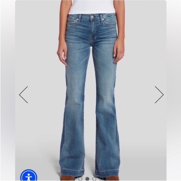 For All Mankind Tailorless Dojo Jeans Women's Trouser NWT Size